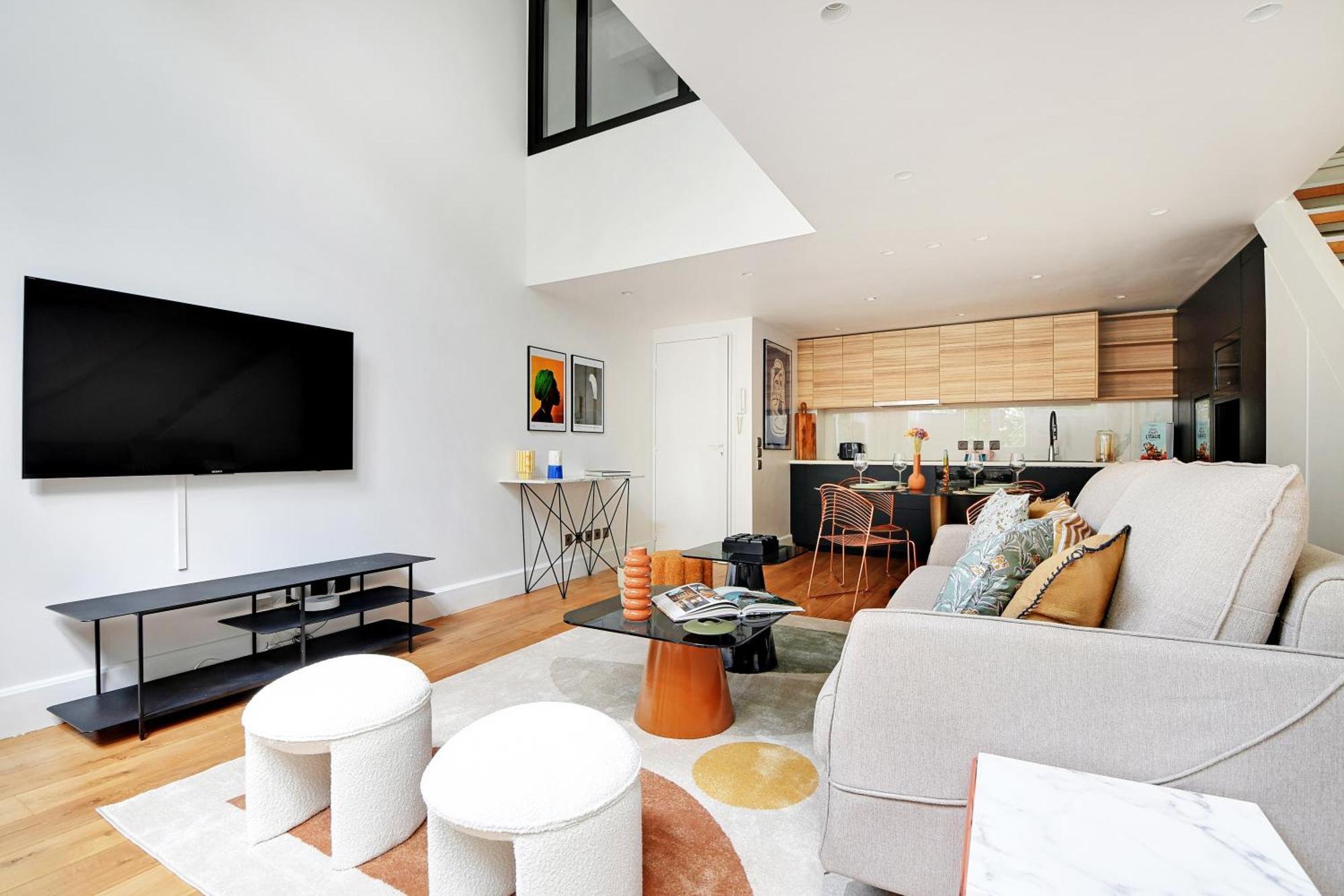 Amazing Loft 2Br - Eiffel Tower Apartment Paris Exterior photo